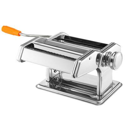 iMounTEK Pasta Maker Roller Machine Fettuccine Noodle Maker 6 Thickness Settings Stainless Steel in Gray | 8.27 H x 7.87 W x 5.12 D in | Wayfair