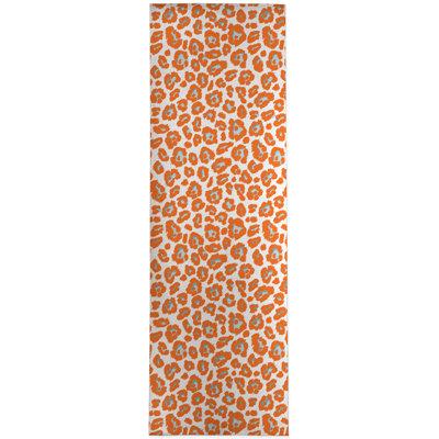Orange 96 x 30 x 0.08 in Kitchen Mat - Everly Quinn Cheetah Candy Kitchen Mat | 96 H x 30 W x 0.08 D in | Wayfair B9FDA783679B4ED498D61D134A05E274