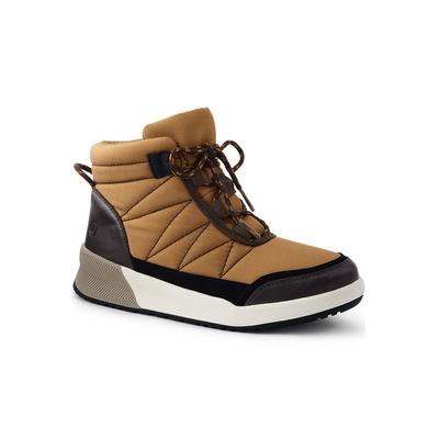Women's Transitional Insulated Snow Boots - Lands' End - Tan - 8
