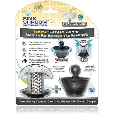 SinkShroom Basket Strainer Bathroom Sink Drain | 2 H x 1.9 W x 1.9 D in | Wayfair SSULCM919