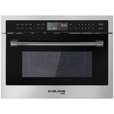 Gaslandchef GASLAND Chef 24 Inch 1.6 Cu. Ft. Built-in Convenction Microwave Oven in Stainless Steel in Gray, Size 17.9 H x 23.4 W x 22.4 D in