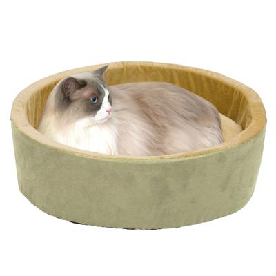 Heated Thermo- Kitty Cat Bed by K&H Pet Products in Sage (Size SMALL)