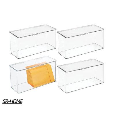 SR-HOME Plastic Stackable Home, Office Supplies Desk Organizer Plastic | 13.3 W in | Wayfair SR-HOMEfa5def4