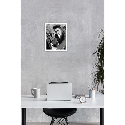Elvis Presley Graceland - Unframed Photograph Paper in Black White Globe Photos Entertainment & Media | 10 H x 8 W in | Wayfair 4813491_810
