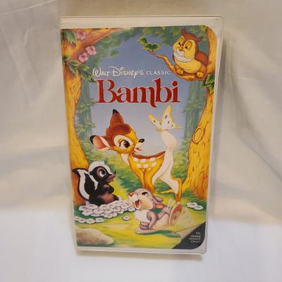 Disney Media | 5/$15 Bambi Vhs Tape | Color: Black | Size: Os