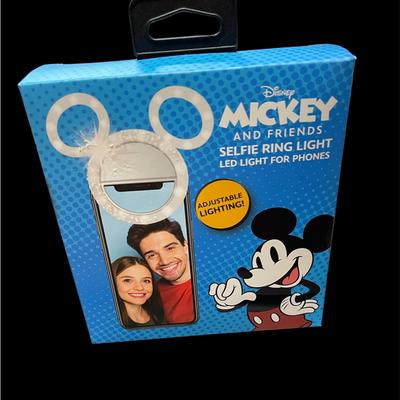 Disney Cameras, Photo & Video | Mickey Mouse Disney Selfie Ring Light For Cell Phones | Color: White | Size: Os