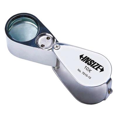 INSIZE 7515-10 Illuminated Magnifier,10X Power