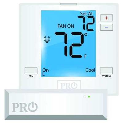 PRO1 IAQ T731W Low Voltage Thermostat, 2 H 1 C, Hardwired/Battery, 24VAC