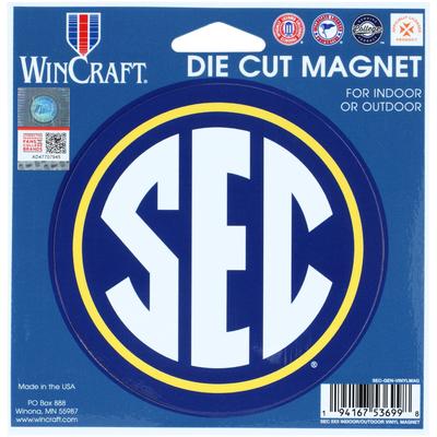 WinCraft SEC 5'' x Indoor/Outdoor Vinyl Magnet