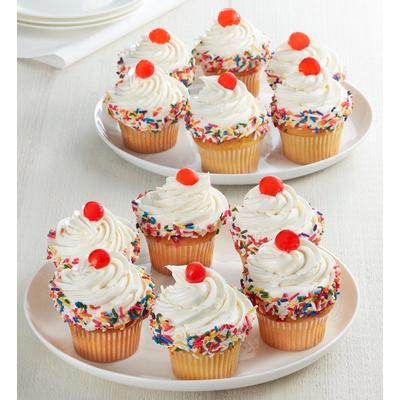 1-800-Flowers Food Delivery Jumbo Vanilla Cupcakes 12 Count
