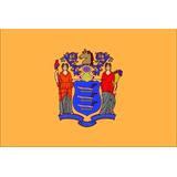 NYLGLO 143660 New Jersey State Flag,3x5 Ft