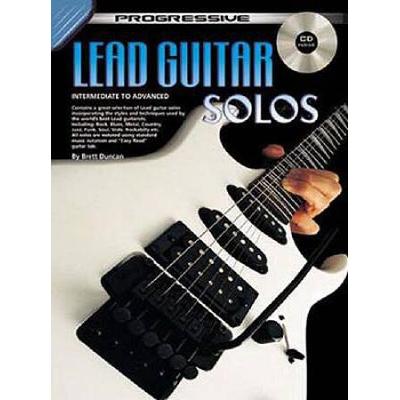 Lead Guitar Solos Bkcd For Intermediate To Advanced Guitarists