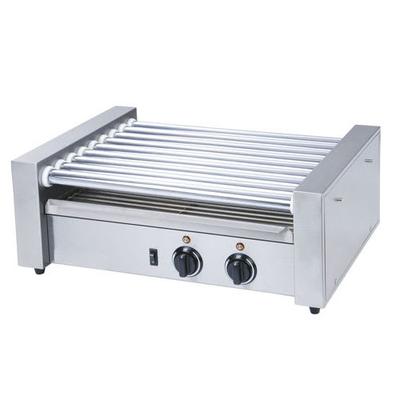 eQuipped RG1824 24 Hot Dog Roller Grill - Flat Top, 120v, Stainless Steel
