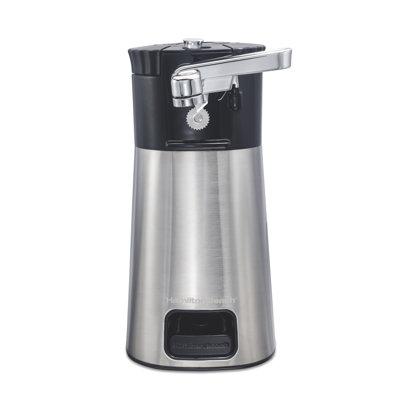Hamilton Beach® OpenStation Can Opener w/ Tools Stainless Steel in Black/Gray | 4.5 W x 5.9 D in | Wayfair 76382