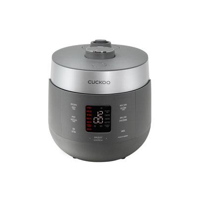 Cuckoo Electronics HP Pressure Rice Cooker 6-Cup/1.5-Quart Twin Pressure Rice Cooker High/Non-Pressure Steam & More | Wayfair CRP-ST1009FG