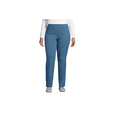 Women's Plus Size Active 5 Pocket Pants - Lands' End - Blue - 1X