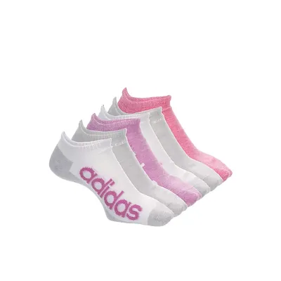 Adidas Womens Superlite Linear No Show Socks 6 Pairs