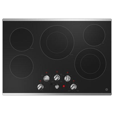 GE Appliances Electric Cooktop w/ 5 Elements in Gray | 3.25 H x 21.5 W x 29.88 D in | Wayfair JEP5030STSS