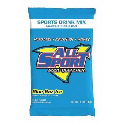 ALL SPORT 10125067 Sports Drink Mix,Blue Raz Flavor