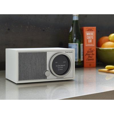 Tivoli Audio INC Digital Decorative Radio in White | 4.5 H x 8.75 W x 5.5 D in | Wayfair M1D2WHT