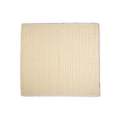 Beige Kendi 100% Cotton Baby Blanket Quilt by Crane Baby 100% Cotton in Brown/White | 36 H x 36 W in | Wayfair BC-120QB