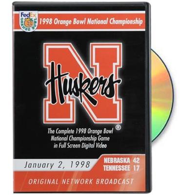 "Nebraska Huskers 1998 Orange Bowl National Championship Game DVD"