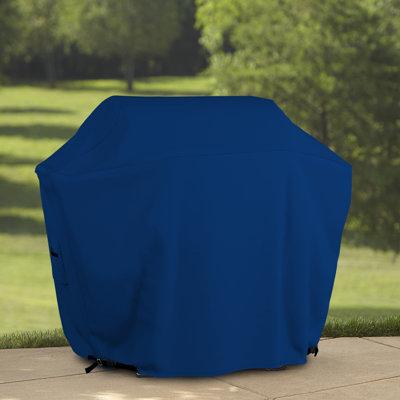 Covers & All Heavy Duty Outdoor Waterproof BBQ Grill Cover, Durable UV-Resistant Barbecue Grill Cover in Blue | 48 H x 50 W x 24 D in | Wayfair
