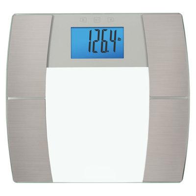 Eatsmart Precision Body Scale, Composition Digital Body Fat Scale For Body Weight, Glass in White | 0.98 H x 11.81 W x 12.8 D in | Wayfair ESBS-67
