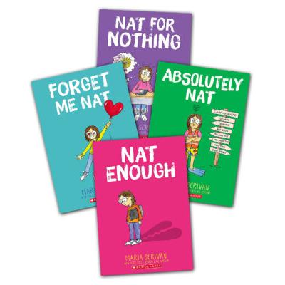 Nat Enough Value Pack (#1-4) (paperback) - by Maria Scrivan