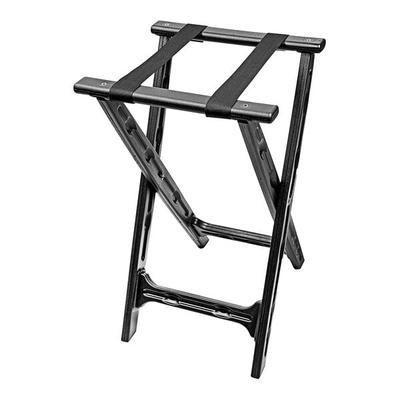 CSL Black Plastic Tray Stand with Black Straps 1500BLK - 4/Case