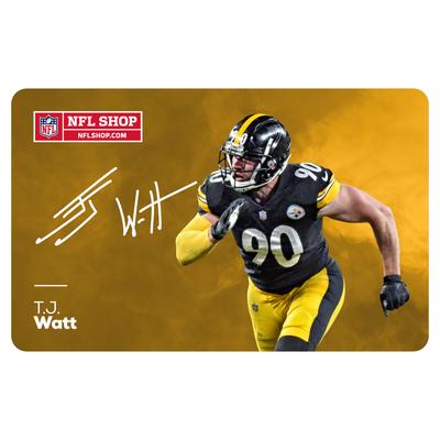 T.J. Watt Pittsburgh Steelers NFL Shop eGift Card ($10-$500)