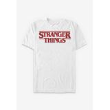 Men's Big & Tall Stranger Things Tee by Netflix in White (Size LT)