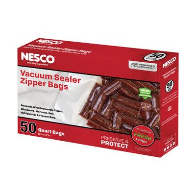 Nesco VS Quart Bag, Zipper, 50Ct | 0 H x 8 W x 12 D in | Wayfair VSBQ-Z50