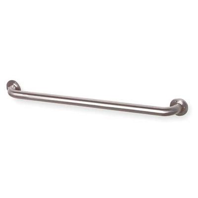 ZORO SELECT 3P919 32  L, Straight, Stainless Steel, Grab Bar, Satin