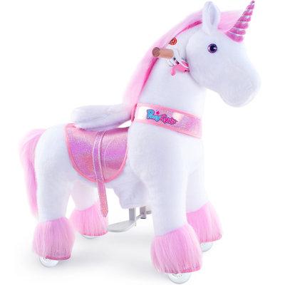 PonyCycle Model U Ride On Unicorn in Pink | 30 H x 13.8 W x 29.5 D in | Wayfair Ux302