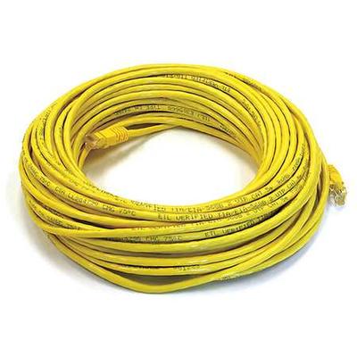 MONOPRICE 5007 Ethernet Cable,Cat 5e,Yellow,75 ft.