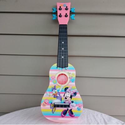 Disney Toys | Disney Minnie Mouse & Daisy Duck Kids Toy 1'8" Ukulele Jazwares First Act | Color: Blue/Pink | Size: 1' 8"