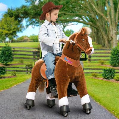 PonyCycle Model U Ride On Horse in Brown | 42.5 H x 17.7 W x 37.4 D in | Wayfair Ux524