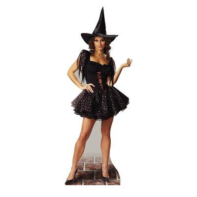 Advanced Graphics Glitter Witch Cardboard Stand-Up | 81 H x 31 W in | Wayfair #809