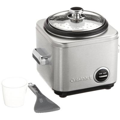 Cuisinart Rice Cooker Stainless Steel | 8.25 H x 9.37 W x 8.62 D in | Wayfair CRC-400P1
