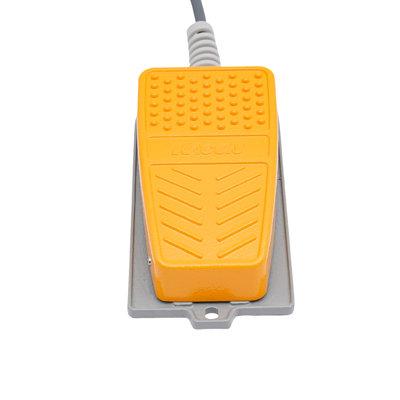 YYBUSHER Power Maintained Foot Switch Single Pedal, Wood in Yellow | 5.2 H x 2.8 W x 1.65 D in | Wayfair YYBUSHER12224