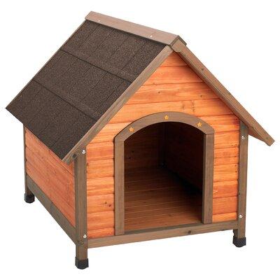 Tucker Murphy Pet™ Charitee A-Frame Dog House Metal in Brown, Size 35.5 H x 33.0 W x 40.0 D in | Wayfair 4656CFA38F734FDDA956A2F5CD009B0F