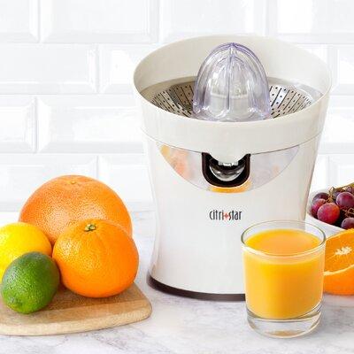 Tribest Citristar® Citrus Juicer Plastic in Orange/White | 9.5 H x 8 W x 8 D in | Wayfair CS-1000