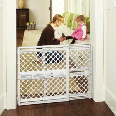 Toddleroo by Northstates Supergate III Safety Gate Plastic in Gray, Size 26.0 H x 42.0 W x 2.0 D in | Wayfair 8619