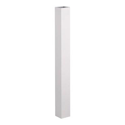 Whitehall Products 40" H Standard Post whiteAluminum | 40 H x 4 W x 4 D in | Wayfair 16010