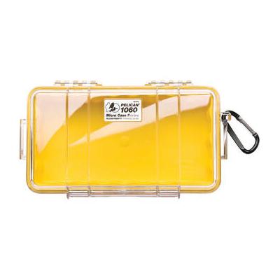 Pelican 1060 Clear Micro Case (Yellow) 1060-027-100