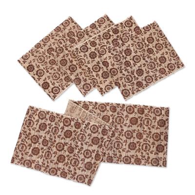 '5-Piece Set Table Runner & Placemats Made from Cotton Blend'