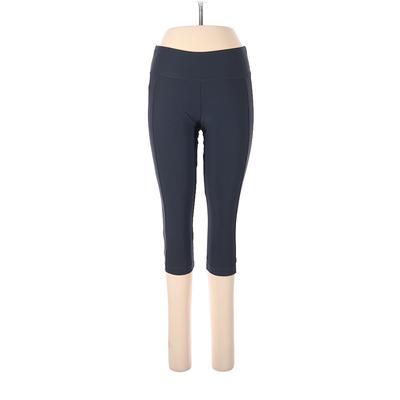 Bally Total Fitness Active Pants - Low Rise: Blue Activewear - Women's Size Medium