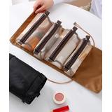 Lamei Makeup Bags Khaki - Khaki Four-in-One Detachable Cosmetic Storage Bag