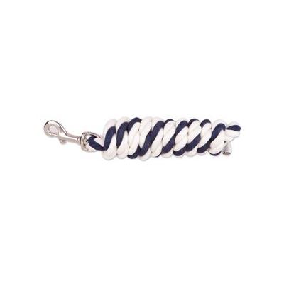 Colorful Cotton Leads w/ Snap End - Navy/White